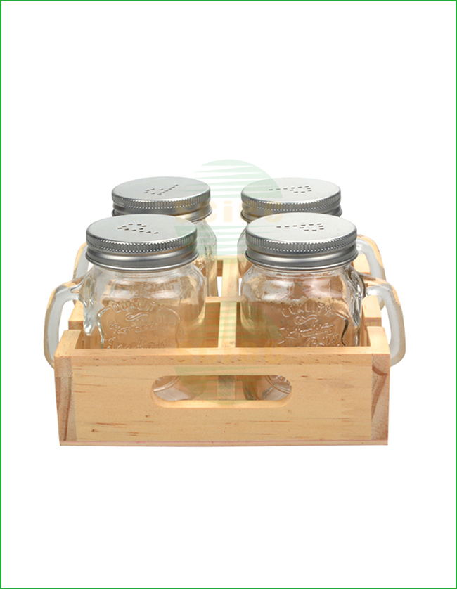 GLASS MASON JAR (09-0030S)