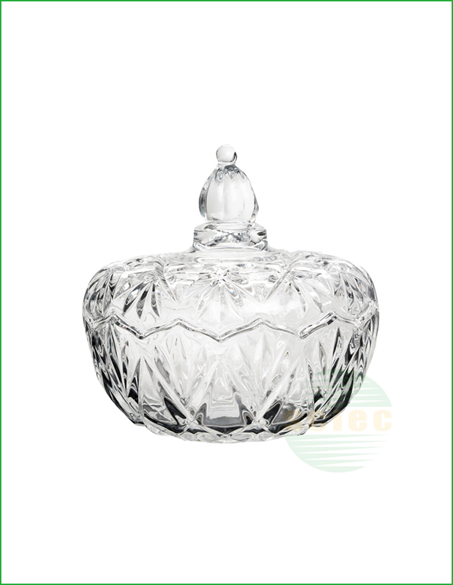 GLASS CANDY JAR (53-0027)